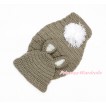Easter Khaki Rabbit Sweater Photo Prop Crochet Newborn Baby Custome C226 